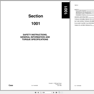 Case Hydraulic Excavator 50 Service Manual7 21100 2