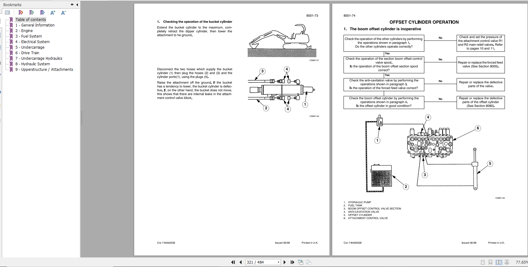 Case Hydraulic Excavator 50 Service Manual7 21100 3