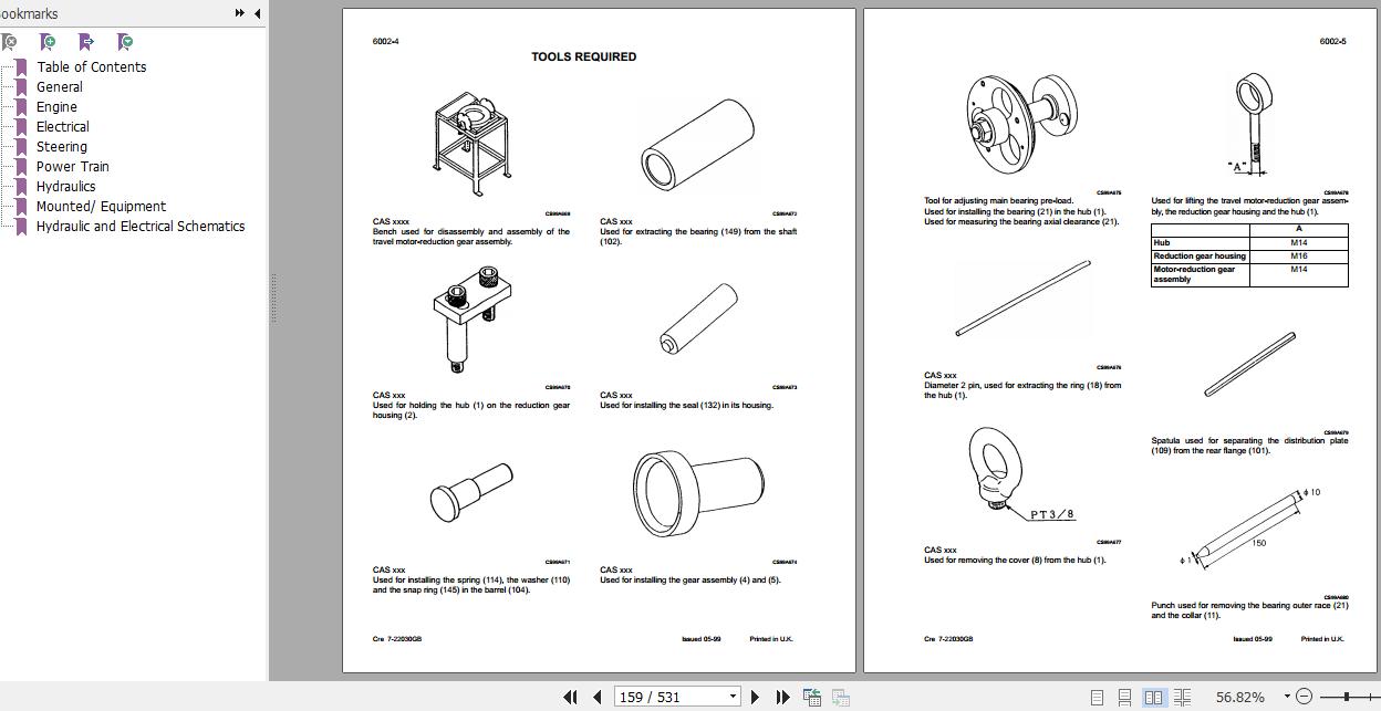 Case Hydraulic Excavator 9007B Service Manual7 22241R0 2