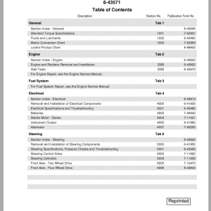 Case Landscaper Loader 570MXT Service Manual 1