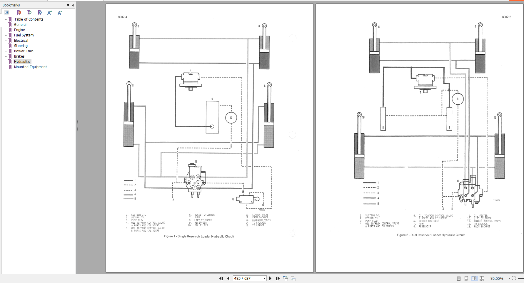 Case Loader 380 Service Manual9 67012R0 3