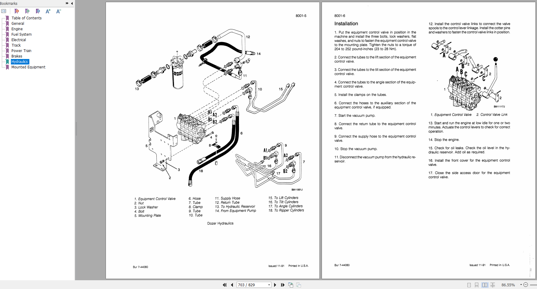 Case Loader Crawler 550E Service Manual8 16692R0 3