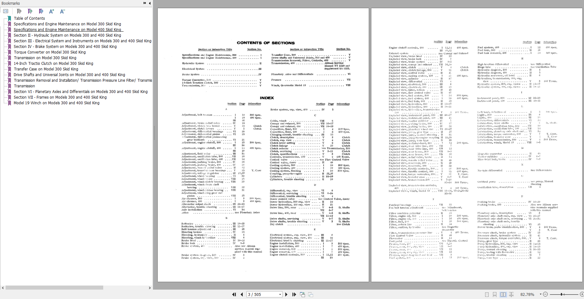 Case Log Skidders 300SK 400SK Service Manual9 73832 2