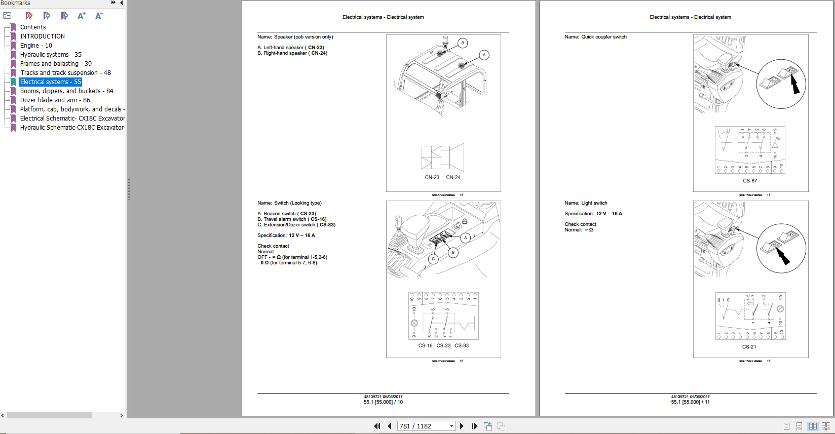 Case Mini Excavator CX18C Service Manual48139721 3