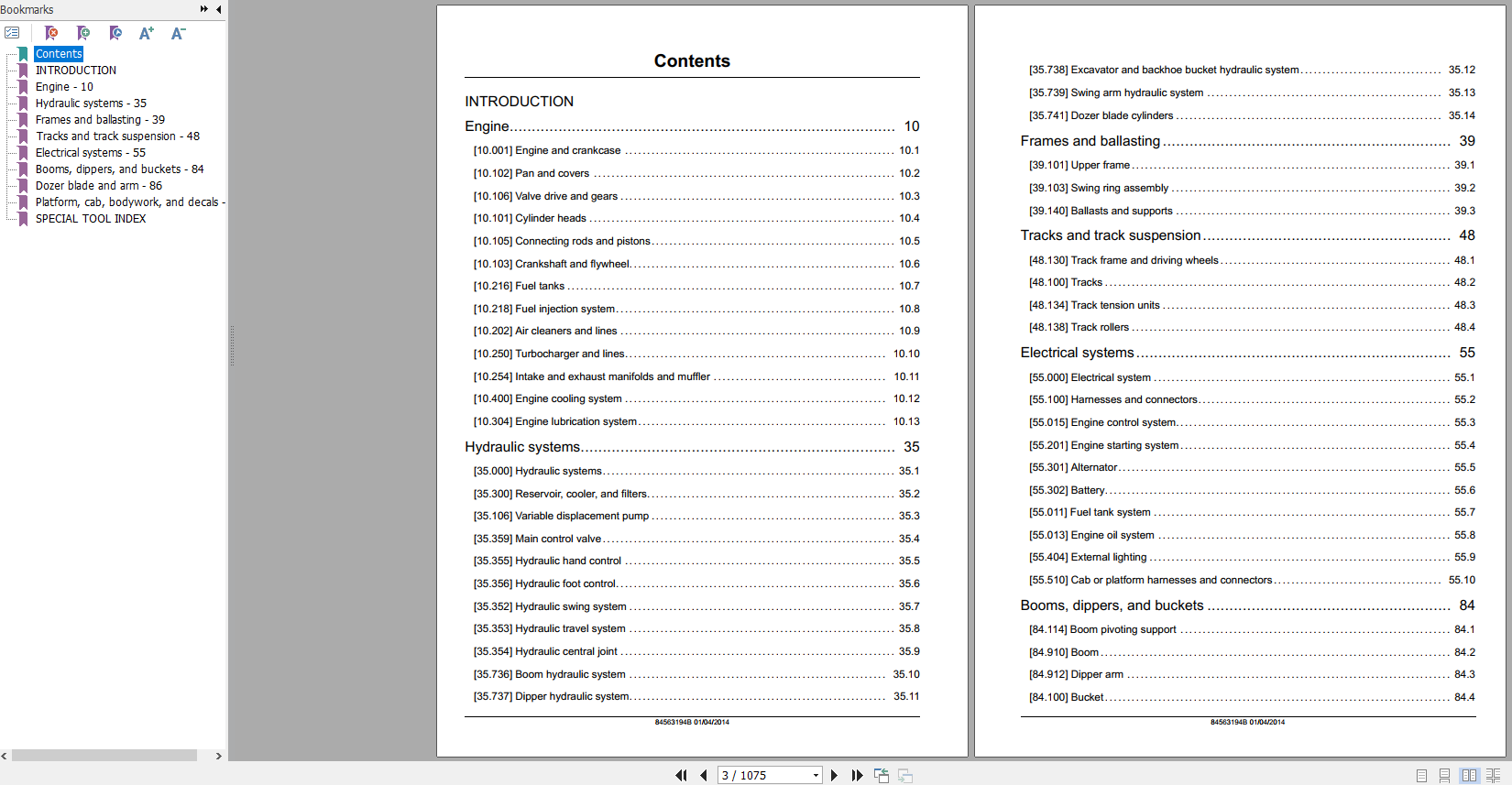 Case Mini Excavator CX26B CX30B Series 2 Service Manual84563194B 2