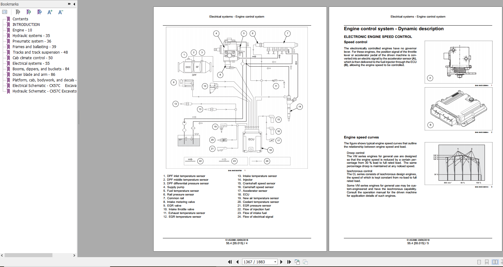 Case Mini Excavator CX57C Service Manual51452080 3