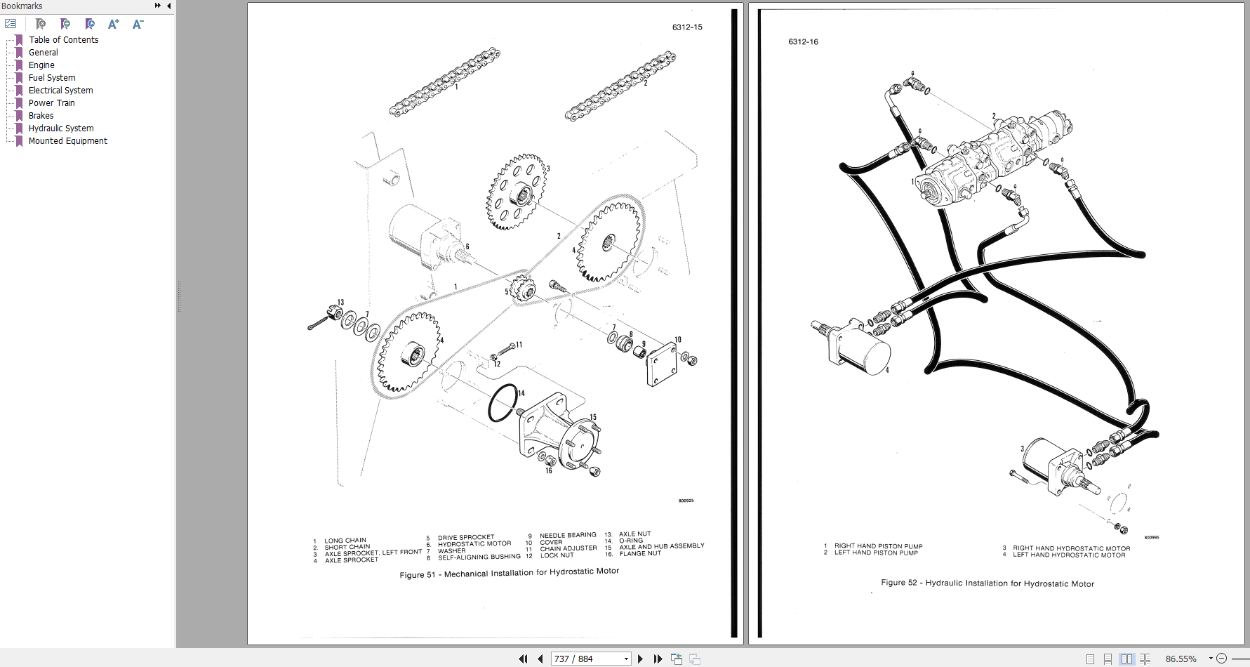Case Uni Loader 1835 Service Manual9 68700 3