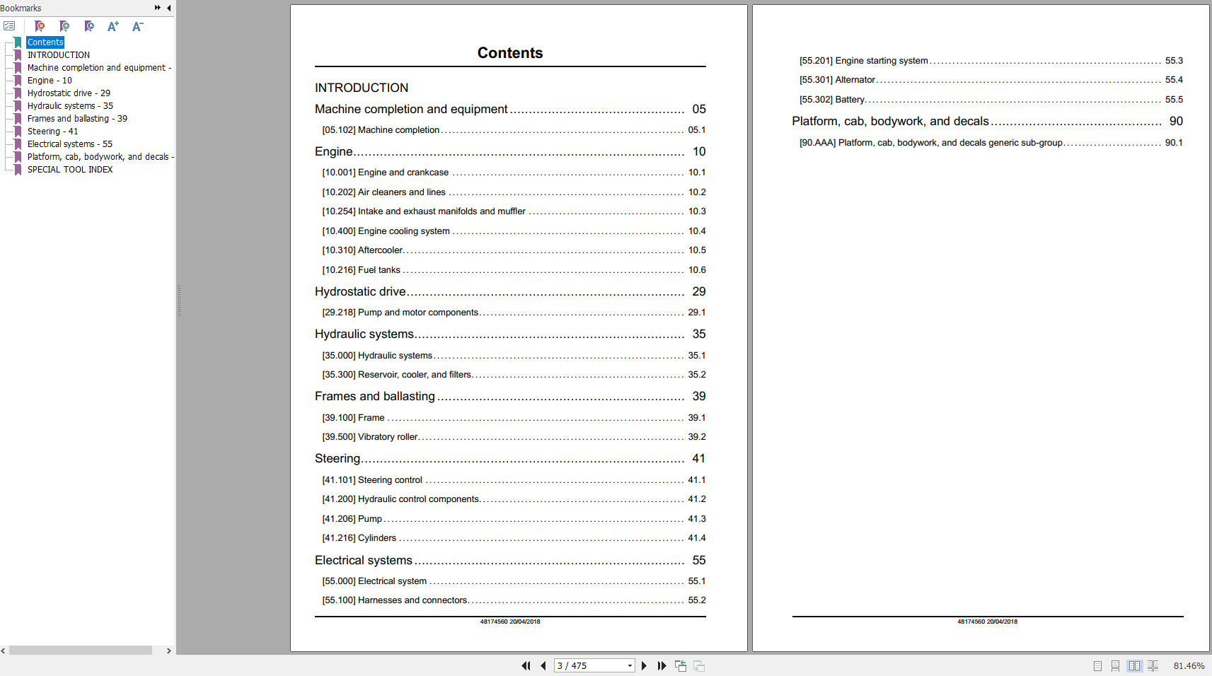 Case Vibratory Compactor 752EX Service Manual48174560 2