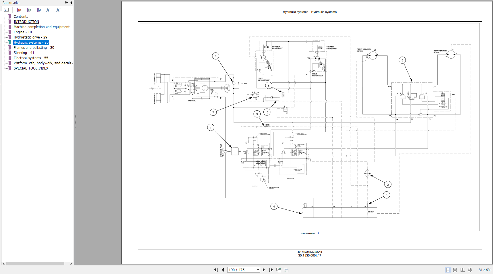 Case Vibratory Compactor 752EX Service Manual48174560 3
