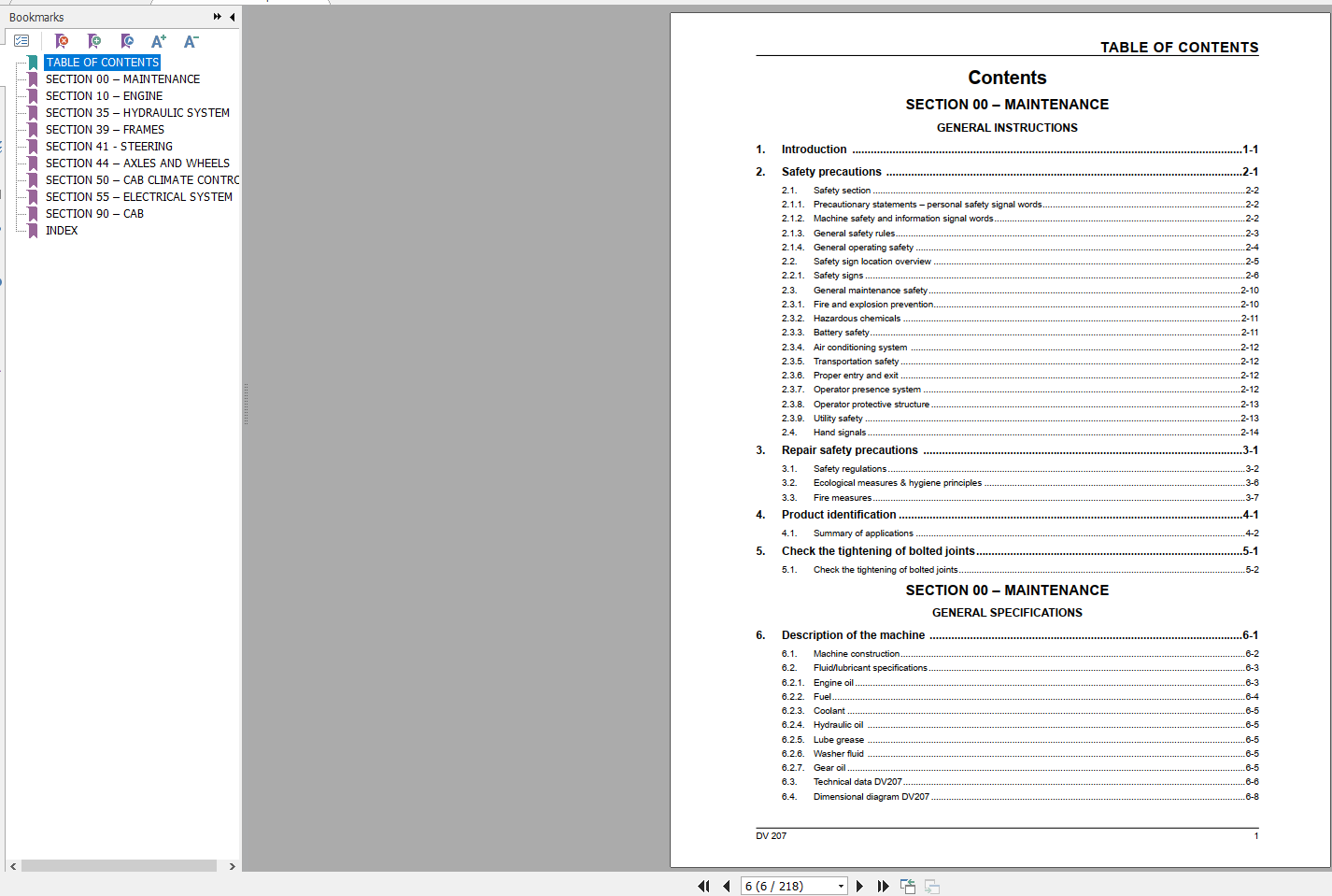 Case Vibratory Roller DV207 Service Manual84555711A 2salng