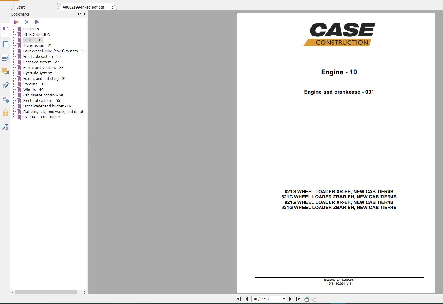 Case Wheel Loader New Model Service Manual Full DVD6