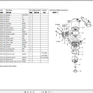 EP Electric Forklift CPD10 12ET Part Manual 1