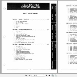 Flexicoil S55 S65 Field Spayers Service ManualSQ 09301 2