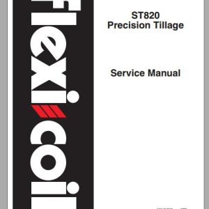 Flexicoil ST820 Precision Tillage Service ManualNW 010V2 1