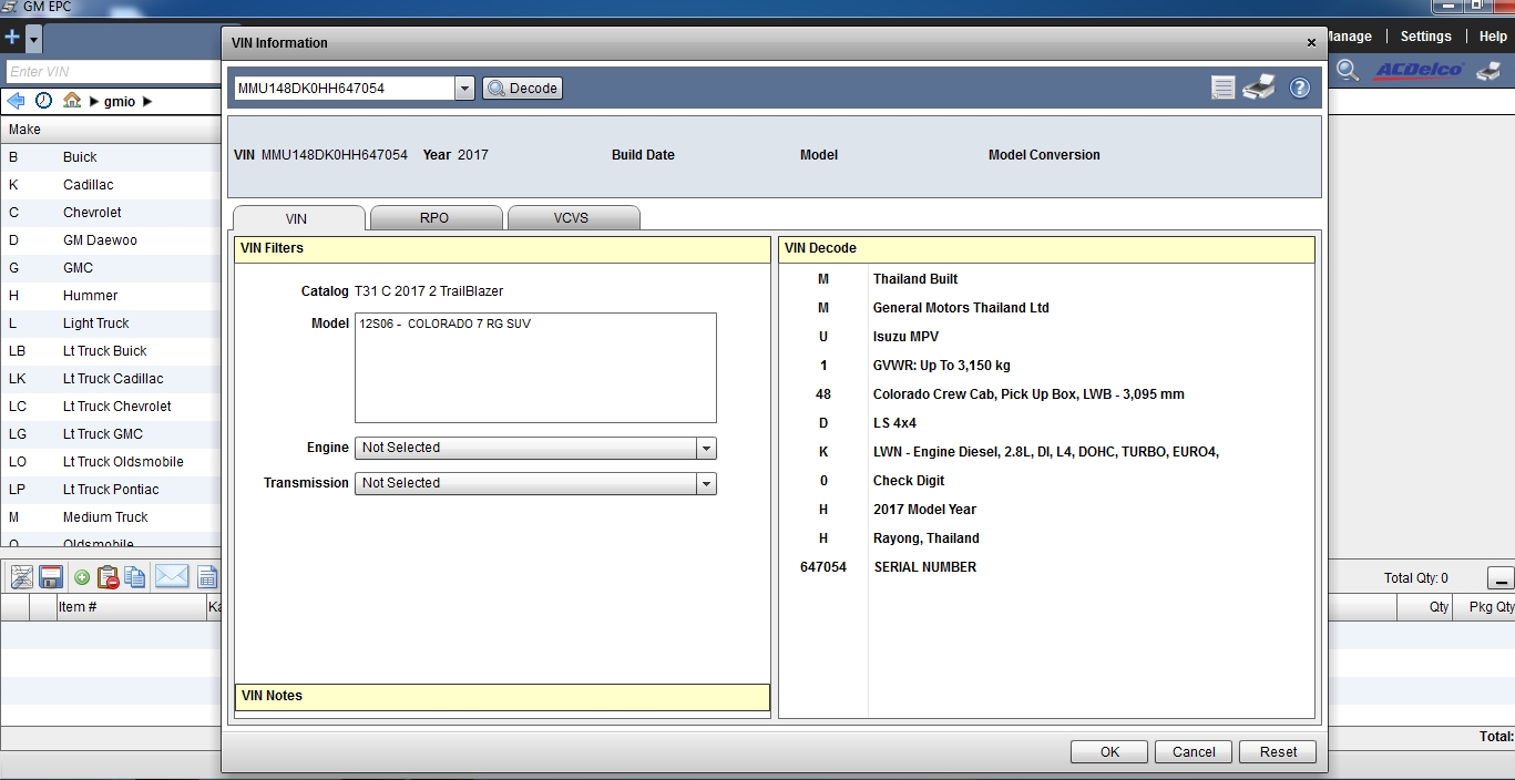 General GMIO Motors Asia Africa EPC 022020 20