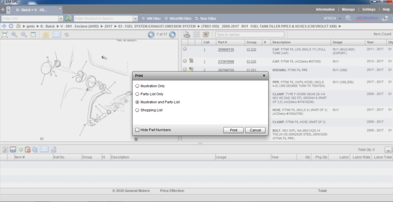 General GMIO Motors Asia Africa EPC 022020 9