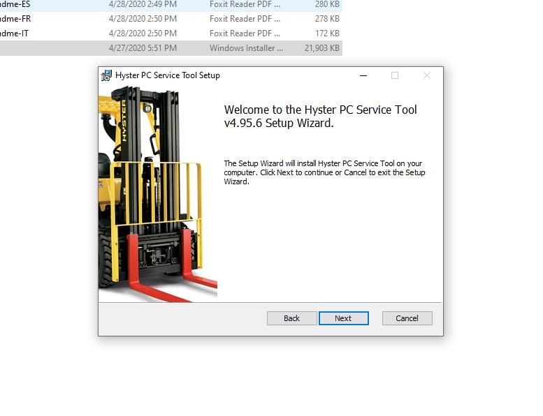 Hyster PC Service Tool v495 042020 Unlocked2