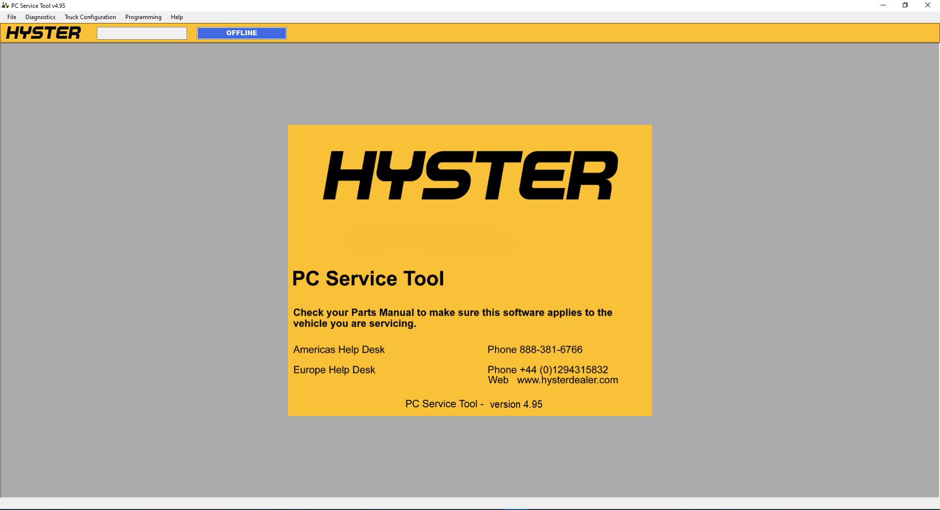 Hyster Yale PC Service Tool v495 042020 Unlocked2