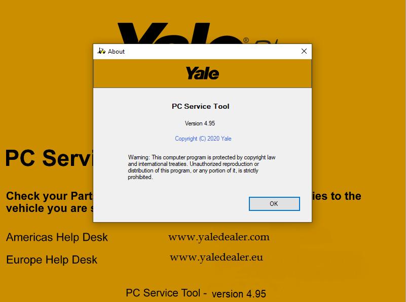 Hyster Yale PC Service Tool v495 042020 Unlocked4