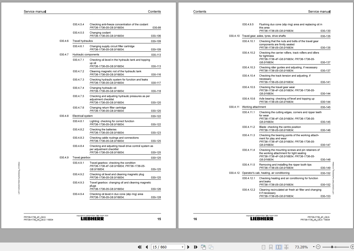 Liebherr Tractors PR73617364F05G8016834022020en Service Manuals 2