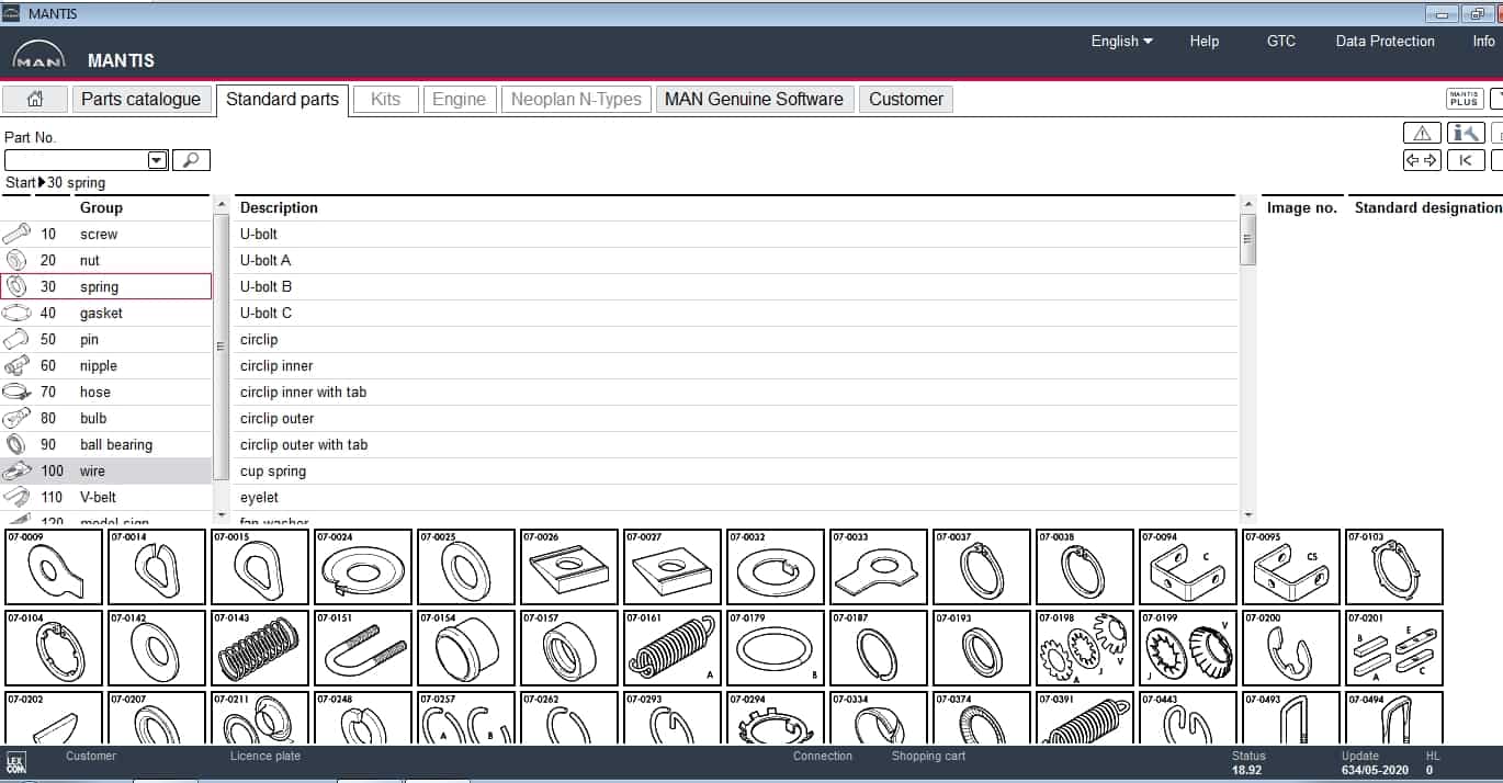 MAN Mantis v634 EPC 052020 Spare Parts Catalog 14