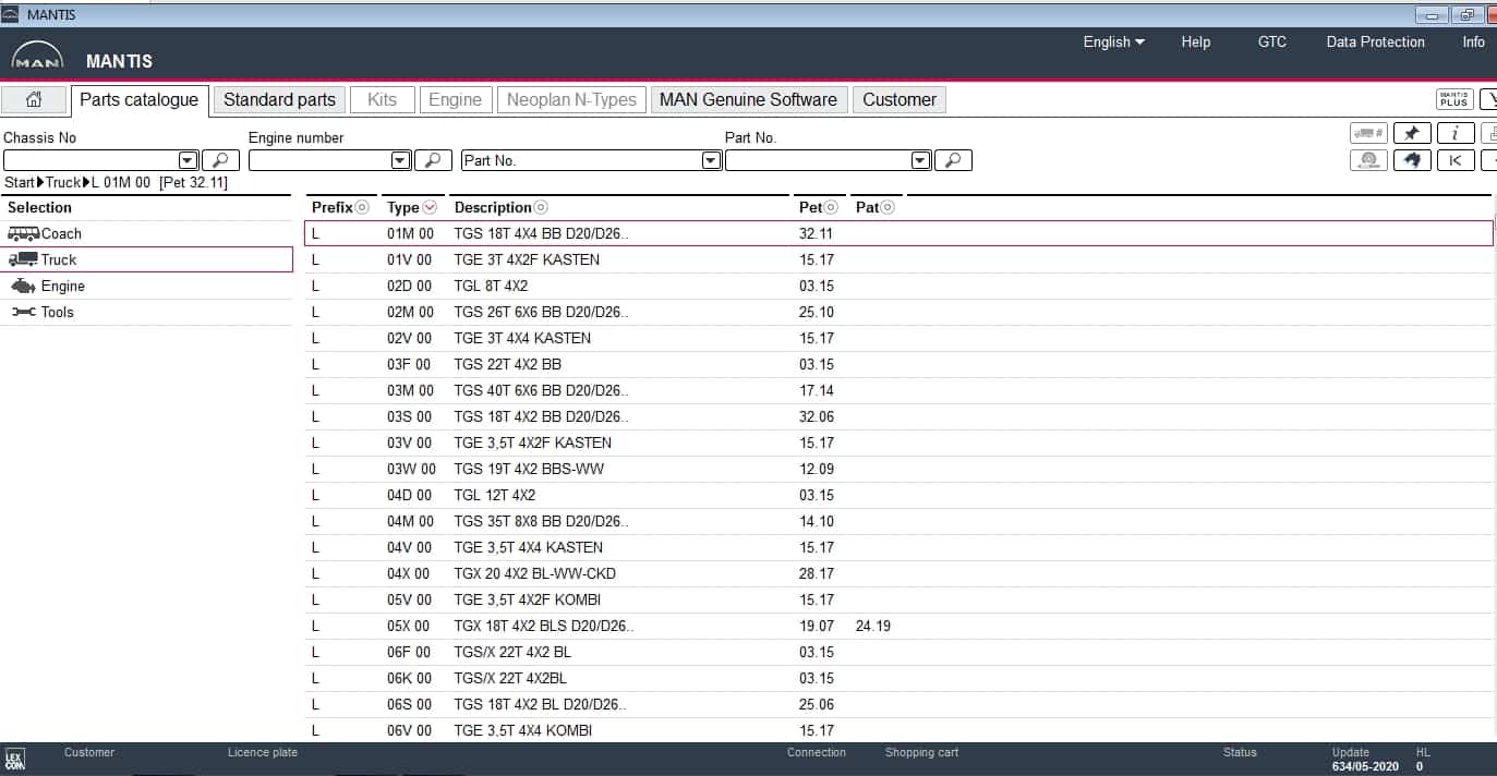 MAN Mantis v634 EPC 052020 Spare Parts Catalog 17