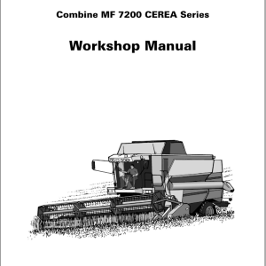 Massey Ferguson D63002091M4WSM7200 Workshop Manual 1 1