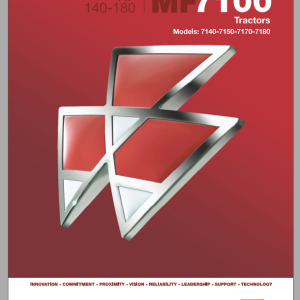 Massey Ferguson Tractor MF 7100 Series Workshop Service Manual 1