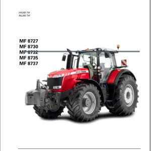 Massey Ferguson Tractor MF 8727 8730 8732 8735 8737 Workshop Service Manual 2kjKG4