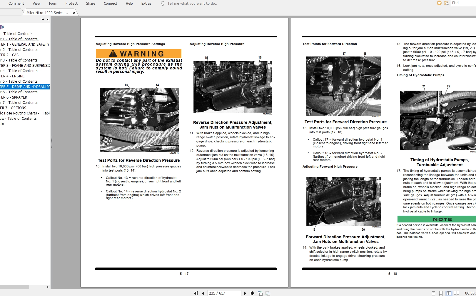 Miller Nitro 4000 Series Sprayer Maintenance Repair Manual2147116 4 1