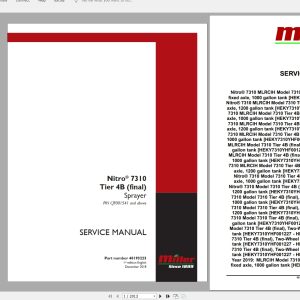 Miller Nitro 7310 Tier 4Bfinal Sprayer Service Manual48193223 1