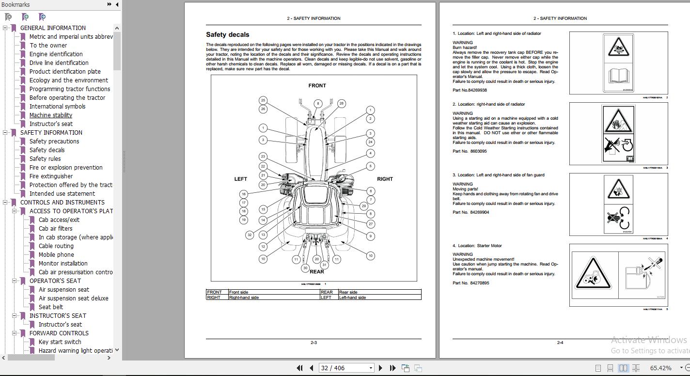 New Holland T2304 Tractor Operators Manual51426106 3