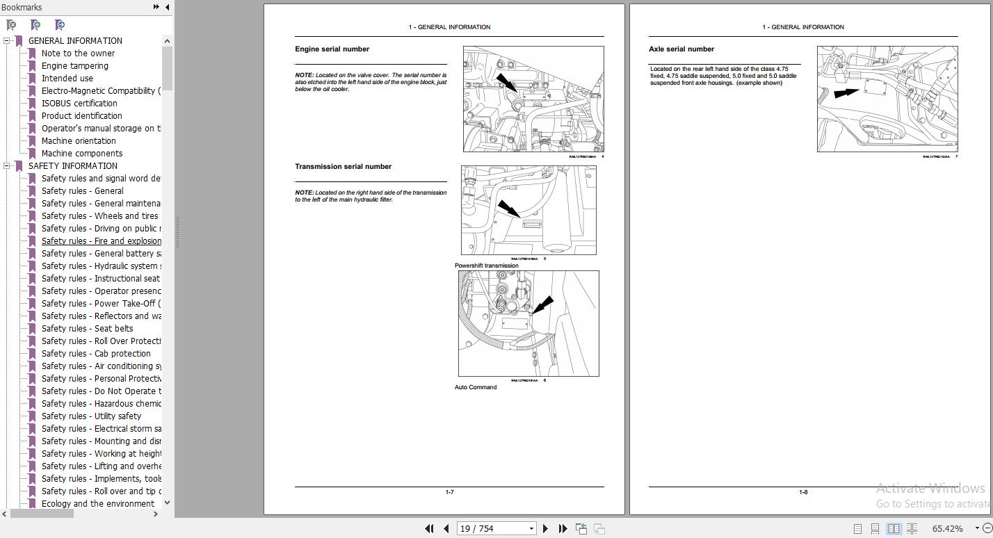 New Holland T8320 T8350 T8380 T8410 T8435 SmartTrax Tractor Operators Manual51483374 2