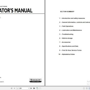 New Holland TD4040F Tractor Operators Manual47518911 1