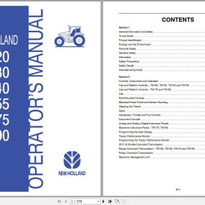 New Holland TM Tractor Operators Manual82999263 1