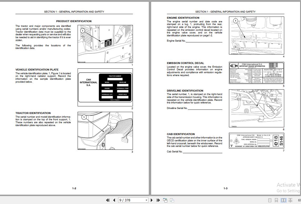 New Holland TM Tractor Operators Manual82999263 2
