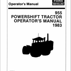 New Holland Versatile 955 Powershift Tractors Operators Manual42095511 1 1
