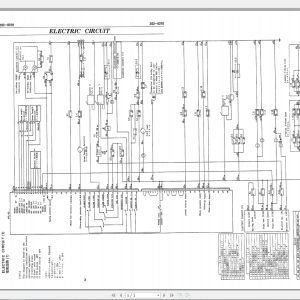 Tadano Crane AR 300E Electrical Circuit Diagrams 0