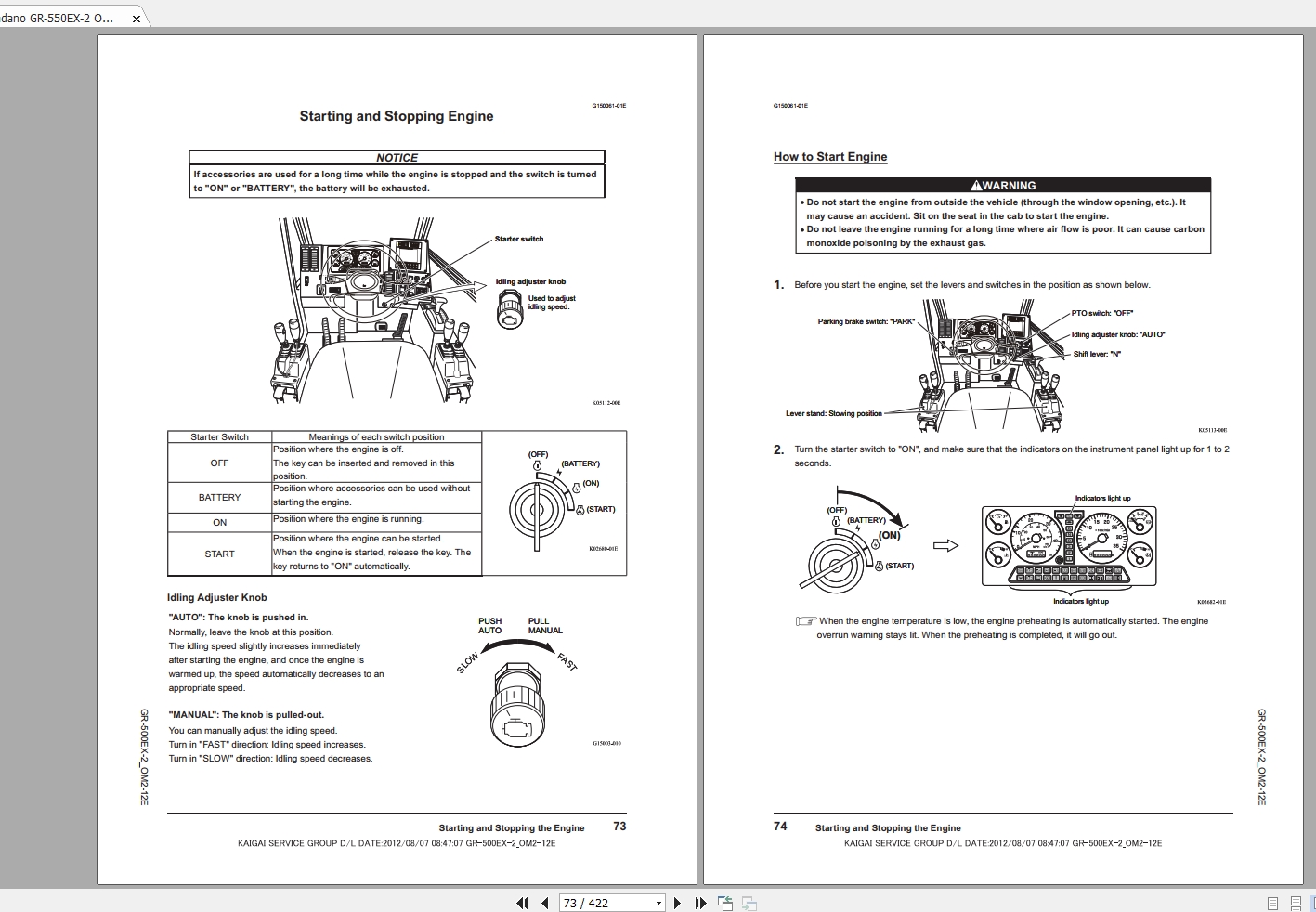 Tadano Crane GR 550EX 2 Operation and Maintenance Manual 2
