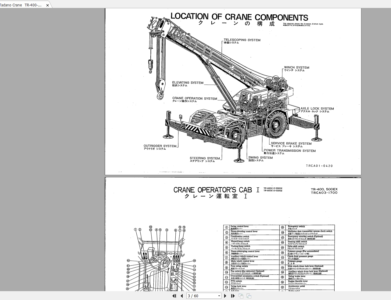 Tadano Crane TR 400 EX TR 500EX 2TC 01 Training Manual 2