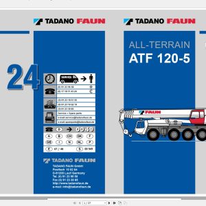 Tadano Faun ATF 120 5 Hydraulic System Load Chart 1