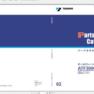Tadano Faun ATF 300G 6 Parts CatalogGE5048 1