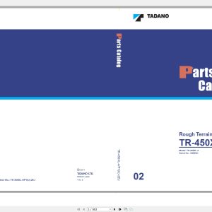 Tadano Faun TR 450XL 4P1U 2EJ Parts Catalog540294 1