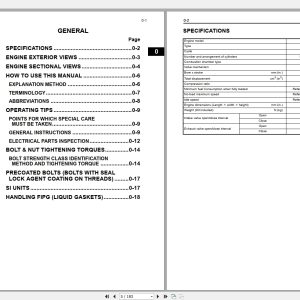 Toyota Forklift 15Z CE673 Diesel Engine Repair Manual2007 1
