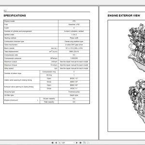 Toyota Forklift 1FSCE303 Diesel Engine Repair Manual2013 1