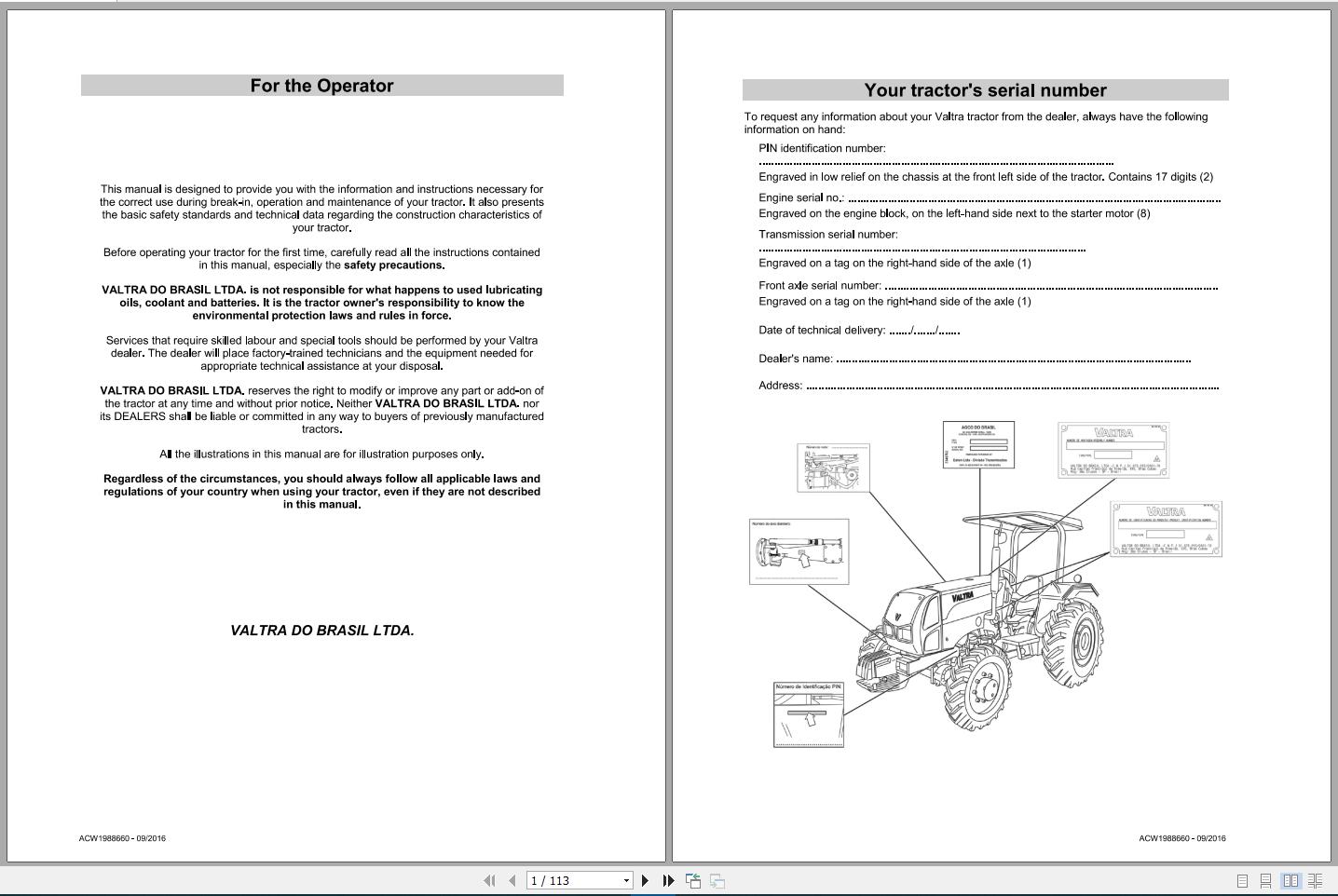 VALTRA Tractor Operator Manual Workshop Service Manual DVD PDF3