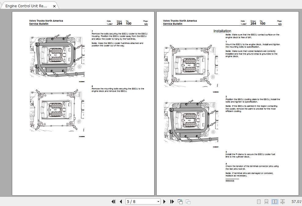 Volvo Truck D11F D13F D16F Service Manual CD1 3