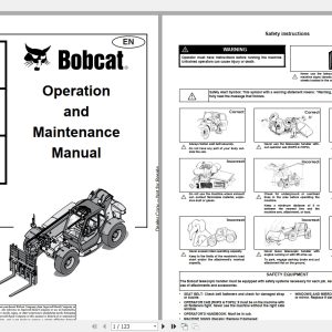 Bobcat Versa TTC Telescopic Handler Updated 2019 Service Library DVD 3