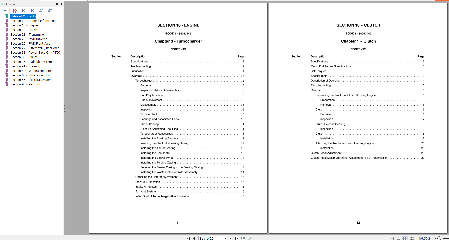 Case Compact Tractor Farmall 55 60 Service Manual84257441 2