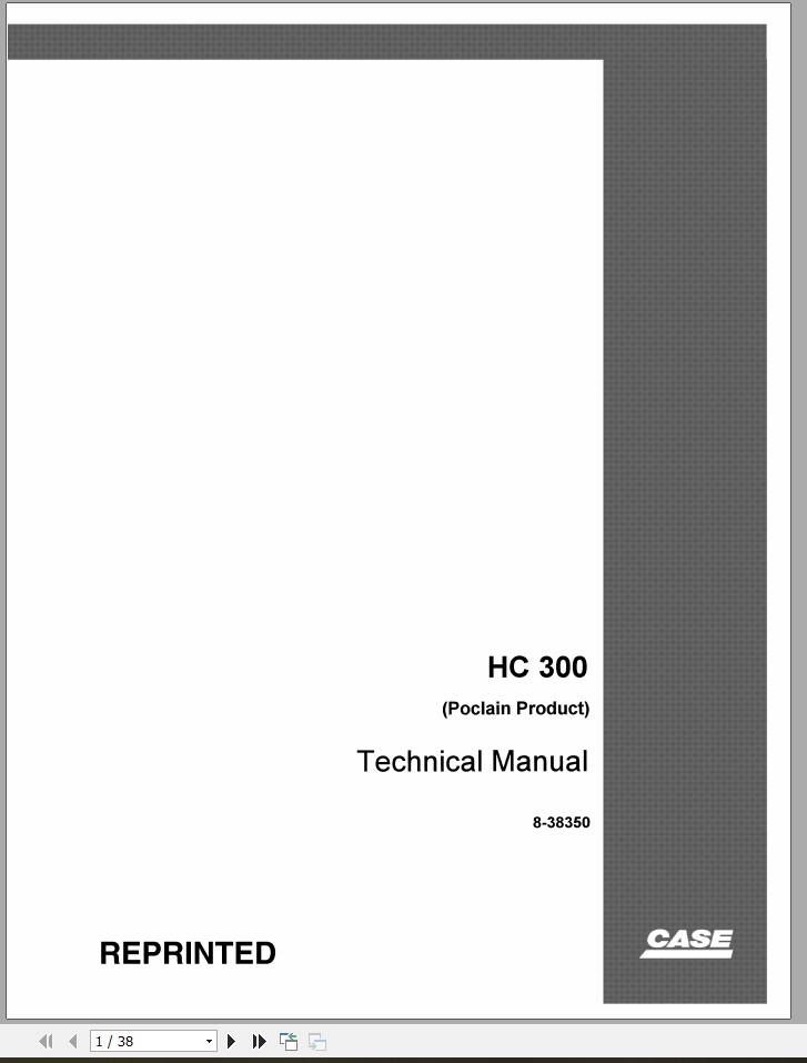 Case HC300 Techniacal Manual8 38350 1